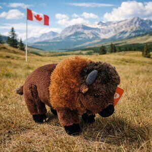 Wild Republic Plush Bison with Sound - Realistic Animal Stuffed Toy